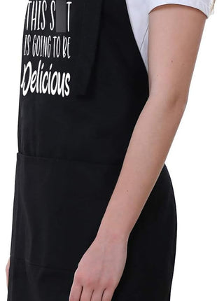 Miracu Funny Cooking Aprons for Women, Funny Baking Aprons for Men Dad - Mens Cooking Gifts for Bakers Husband Boyfriend - Christmas Fathers Day Birthday Kitchen Gifts for Men, BBQ Grilling Presents