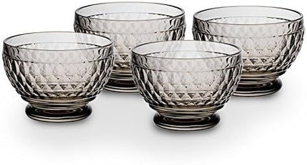 Villeroy & Boch Boston Glass Bowl Set of 4, Smoke