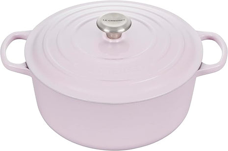 Le Creuset Enameled Cast Iron Signature Round Dutch Oven, 7.25 qt., Shallot