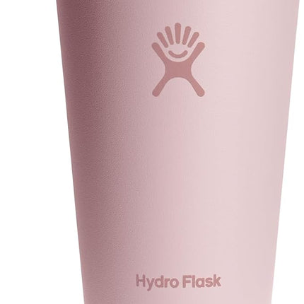 Hydro Flask All Around Tumbler Press-In Lid, Insulated Travel Mug, Stainless Steel Coffee Cup 16 Oz Trillium Pink