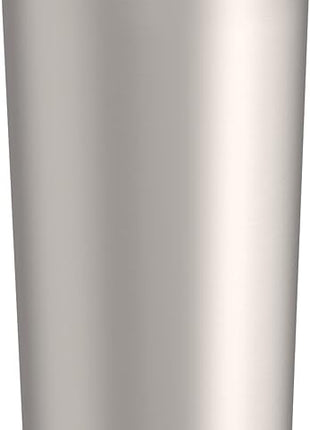 THERMOS ALTA SERIES Stainless Steel Tumbler 18 Ounce, Matte Steel/Espresso Black