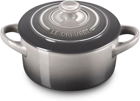 Le Creuset Stoneware Mini Round Cocotte, 8 oz., Oyster