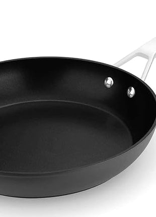 MsMk Nonstick Frying Pan, 12 InchTitanium and Diamond Non Stick Pan, Sturdy and Durable Skillet Nonstick, for Various Stove Type, Dishwasher Safe For Home Use