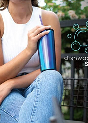 Simple Modern Plastic Reusable Straws | BPA Free and Waste Reducing Straw for Tumblers and Travel Mugs | Classic Collection | 12 Pack | Assortment 1