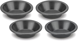 Cuisinart 4 Piece Round Dish Set, Mini, Steel Gray