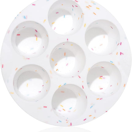 Silicone Egg Bite Molds Air Fryer Muffin Pan for Baking Non-Stick Silicone Egg Molds 7 Cups Air Fryer Cupcake Mold for Mini Muffins, Tart, Mini Cupcake BPA Free