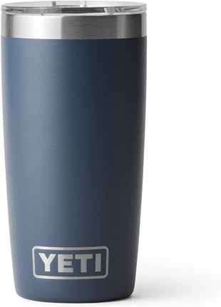YETI Rambler 10 oz Tumbler, Stainless Steel, Vacuum Insulated with MagSlider Lid, Navy