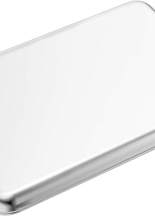 Baking Sheets Set of 2, Bastwe 20 inch Stainless Steel Bakeware Baking Pans, Healthy & Nontoxic & Rustproof & Easy Clean & Dishwasher Safe