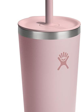 Hydro Flask All Around Tumbler Straw Lid, Insulated Travel Mug, Stainless Steel Coffee Cup 20 Oz Tonal Trillium