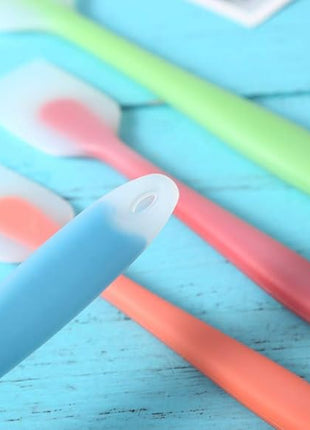 Silicone Spatula Set of 4 - Heat Resistant Flexible Spatula 450F with Stainless Steel Core - Food Grade Premium Good Grip Kitchen Utensils - Seamless, Heavy Duty, BPA Free, Dishwasher Safe