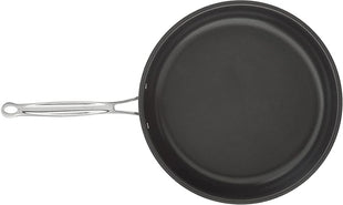 Cuisinart 12-Inch Deep Fry Pan w/Cover, Chef's Classic Nonstick Hard Anodized Collection, 622-30DFP1