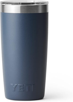 YETI Rambler 10 oz Tumbler, Stainless Steel, Vacuum Insulated with MagSlider Lid, Navy