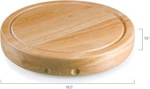 PICNIC TIME Star Wars Darth Vader Circo Cheese Board & Knife Set, Charcuterie Board Gift with 4 Stainless Steel Tools, Wooden Cutting Board for Cheese, Meat & Crackers, Housewarming (Parawood)