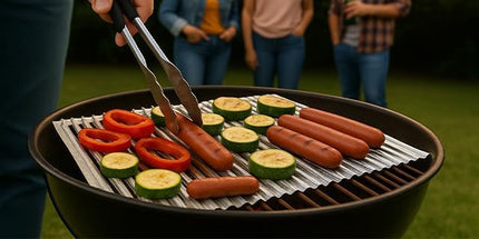 Clean Grill BBQ Disposable Aluminum Liners | 12 x 20 inch/Disposable Grill Grates - 8-Pack & 12-Pack (8)