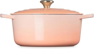 Le Creuset Enameled Cast Iron Signature Round Dutch Oven, 7.25 qt., Peche