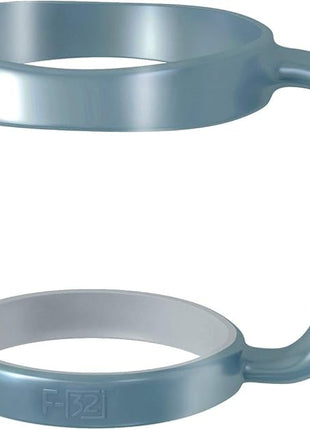 F-32 Handle - 19 Colors - 30oz Size - Compatible with 30 oz YETI and 30 oz. Ozark Trail Tumbler Travel Mug (30OZ, Blue Steel)