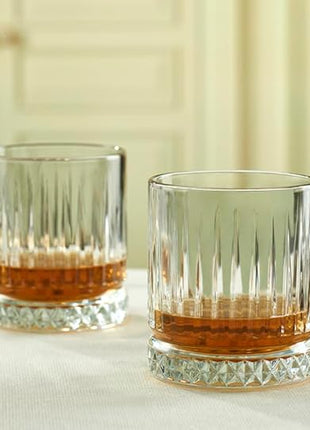 Pasabahce Exclusive Whiskey & Cocktail Glasses Set Of 4 - Premium Old Fashioned Glasses - Premium Scotch, Bourbon, Liquor, Rum Glasses - 11.75 Oz Drinking Glasses - Perfect for Parties, Gifts