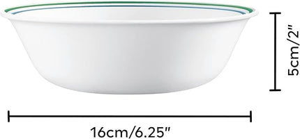 Corelle Dinnerware Set (Set of 4 Bowls, Country Cottage) Set for 4 | Includes 4 x Cereal/Soup Bowls