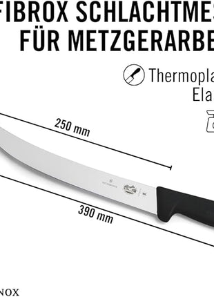 Victorinox Fibrox 10-Inch Curved Breaking Knife, Black Fibrox Handle