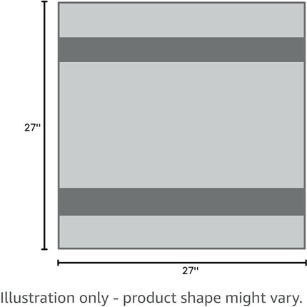 Urban Villa Flour Sack Kitchen Towels (27x27 Inches 24 Pack) Extra Large Premium White Dish Towels 100% Cotton Flour Sack Kitchen Towels for Embroidery, DIY Projects, Cloth Diapers, Cheese Strainers