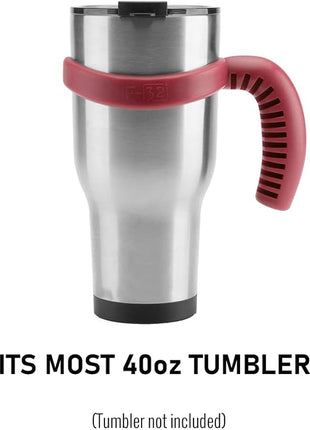 F-32 40oz Handle - 8 COLORS - Compatible with 40 Oz RTIC tumbler, 40Oz Simple Modern, PURE, Fireki and most 40 oz tumblers - DOES NOT fit Ozark Trail (DIVINE WINE)