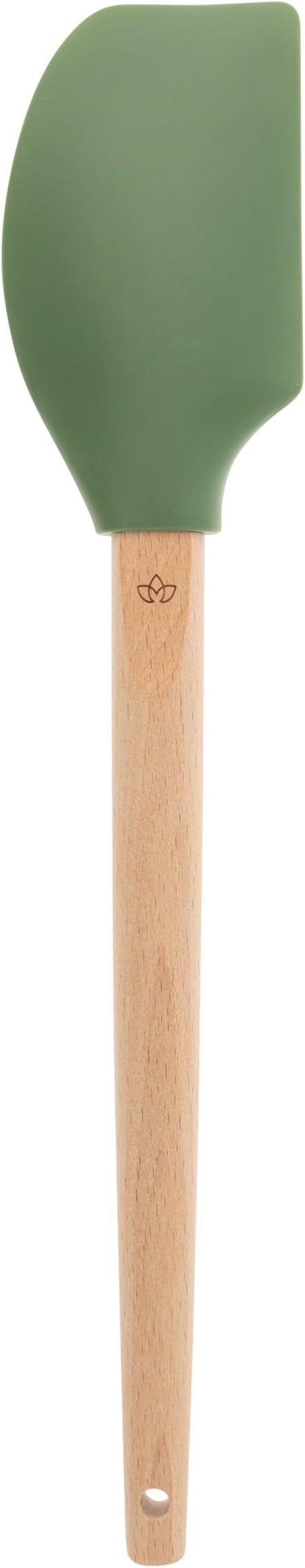 Karma, Silicone Spatula with Wood Handle Heat Resistant, Baking, cooking and Mixing Spatulas, Modern Farmhouse Kitchen Décor, Gift for Chef, Cooks, Housewarming Gift, Mushroom