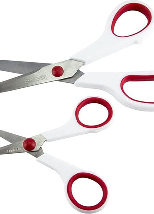 Singer 3404 Scissors, Red & White (1-Pack)