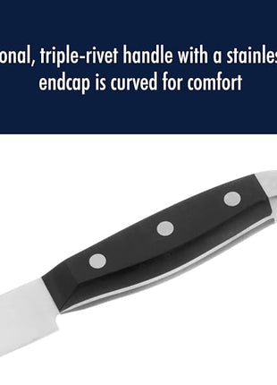 HENCKELS Statement Razor-Sharp 3-inch Compact Chef Knife, German Engineered Informed by 100+ Years of Mastery, Black/Stainless Steel