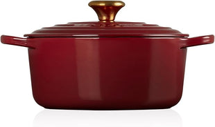 Le Creuset Enameled Cast Iron Signature Round Dutch Oven, 4.5 qt., Rhone