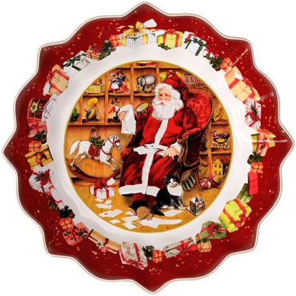 Villeroy & Boch 14-8332-3635 Pastry Plate, Porcelain, Red