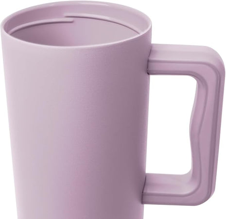 Simple Modern 40 oz Tumbler with Handle and Straw Lid | Leak-Proof Insulated Stainless Steel Water Bottle Travel Mug Cupholder Use | Gifts for Women Men Him Her | Trek Signature | Lavender Mist