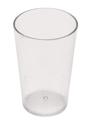 GET Unbreakable Stackable Restaurant Plastic Tumbler/Cup (Set of 12) 9.5 Ounce Clear | For Restaurants and Home, Dishwasher Safe, BPA Free