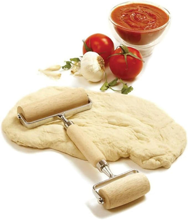 Norpro Wood Pastry/Pizza Roller 4.25in/10.5cm
