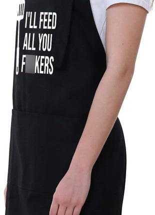 Miracu Funny Cooking Aprons for Men Women, Funny Dad Gifts for Mens Father, Mom - Fathers Christmas, Birthday Gifts for Dad Step Brother Boyfriend Husband, Cool BBQ Grilling Kitchen Chef Apron