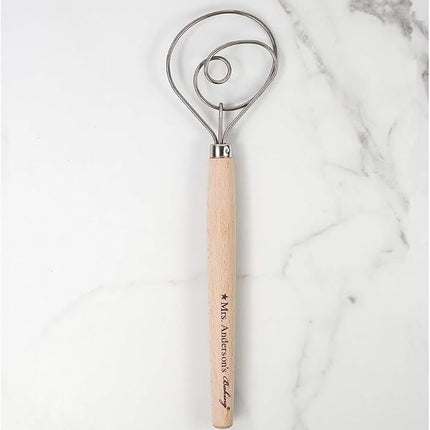 Mrs. Anderson’s Baking Dough Whisk, 18/8 Stainless Steel Blade, 12-inch