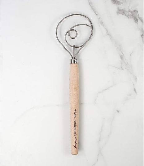 Mrs. Anderson’s Baking Dough Whisk, 18/8 Stainless Steel Blade, 12-inch