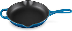 Le Creuset Enameled Cast Iron Signature Iron Handle Skillet, 9", Marseille