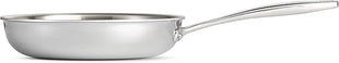 Tramontina Signature Tri-Ply Clad Stainless Steel 8-Inch Small Frying Pan, Induction-Ready Skillet, Dishwasher-Safe, NSF-Certified, Made in Brazil