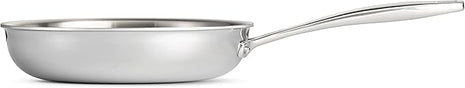 Tramontina Signature Tri-Ply Clad Stainless Steel 8-Inch Small Frying Pan, Induction-Ready Skillet, Dishwasher-Safe, NSF-Certified, Made in Brazil