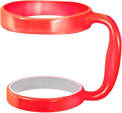 F-32 Handle - 19 COLORS - 30oz Size - Compatible with 30 oz YETI and 30 oz. OZARK TRAIL Tumbler Travel Mug (30OZ, STRAWBERRY RED)