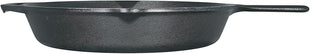 Lodge 12 Inch Cast Iron Pre-Seasoned Skillet – Signature Teardrop Handle - Use in the Oven, on the Stove, on the Grill, or Over a Campfire - Black