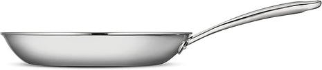 Tramontina Boston Tri-Ply Clad Stainless Steel 10-Inch Frying Pan, Induction-Ready Skillet, Dishwasher-Safe, NSF-Certified