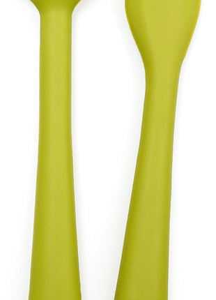 RSVP International Ela's Favorite Silicone Spatula, Green, 8" | BPA-Free Silicone | Scrape Batters, Flip Eggs, Ice Cakes, & More | Dishwasher Safe & Heat Resistant | Cooking, Baking & More