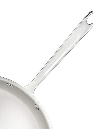 Amazon Basics Tri-Ply Stainless Steel Fry Pan, 12 inch, Silver