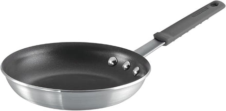 Tramontina Professional 8-Inch Non Stick Small Frying Pan, Heavy-Gauge Aluminum Skillet with Reinforced Nonstick Coating, Gray Handle, Dishwasher and Oven Safe