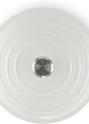 Le Creuset Enameled Cast Iron Signature Round Dutch Oven, 9 qt., White