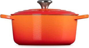 Le Creuset Enameled Cast Iron Signature Round Dutch Oven, 4.5 qt., Flame