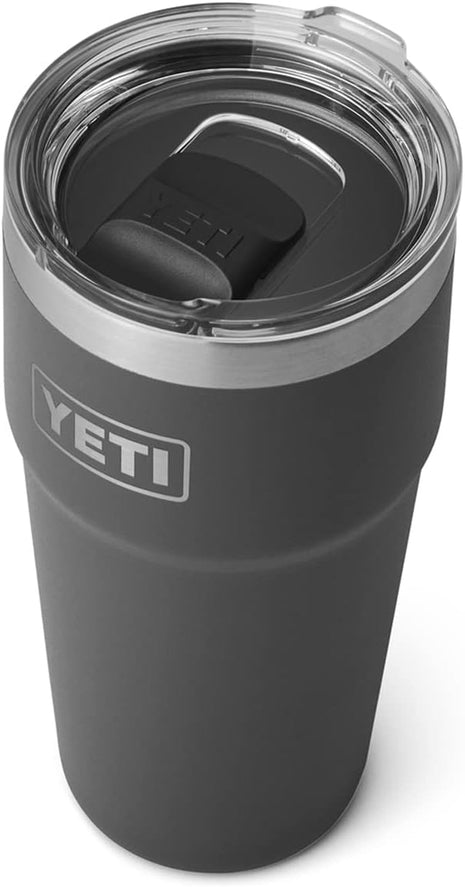 YETI Rambler Stackable Pint, Vacuum Insulated, Stainless Steel with MagSlider Lid