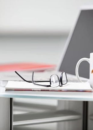 LOZACHE Highland Cow Coffee Mug, 11oz Highland Cattle Ceramic Mug Tea Milk Cup, Funny Gag Gift Ideas White Elephant for Adults Men Women Friends Cow Lovers