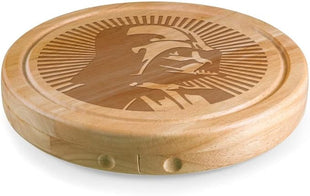 PICNIC TIME Star Wars Darth Vader Circo Cheese Board & Knife Set, Charcuterie Board Gift with 4 Stainless Steel Tools, Wooden Cutting Board for Cheese, Meat & Crackers, Housewarming (Parawood)